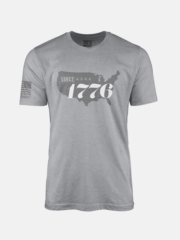 FreedomBuilt 1776 American pride tee