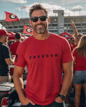 Freedom Lives On T-Shirt | American Heritage Tee